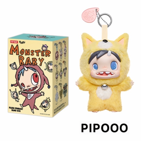 Pop Mart Polar Monster Baby Plush Pendant Pipooo